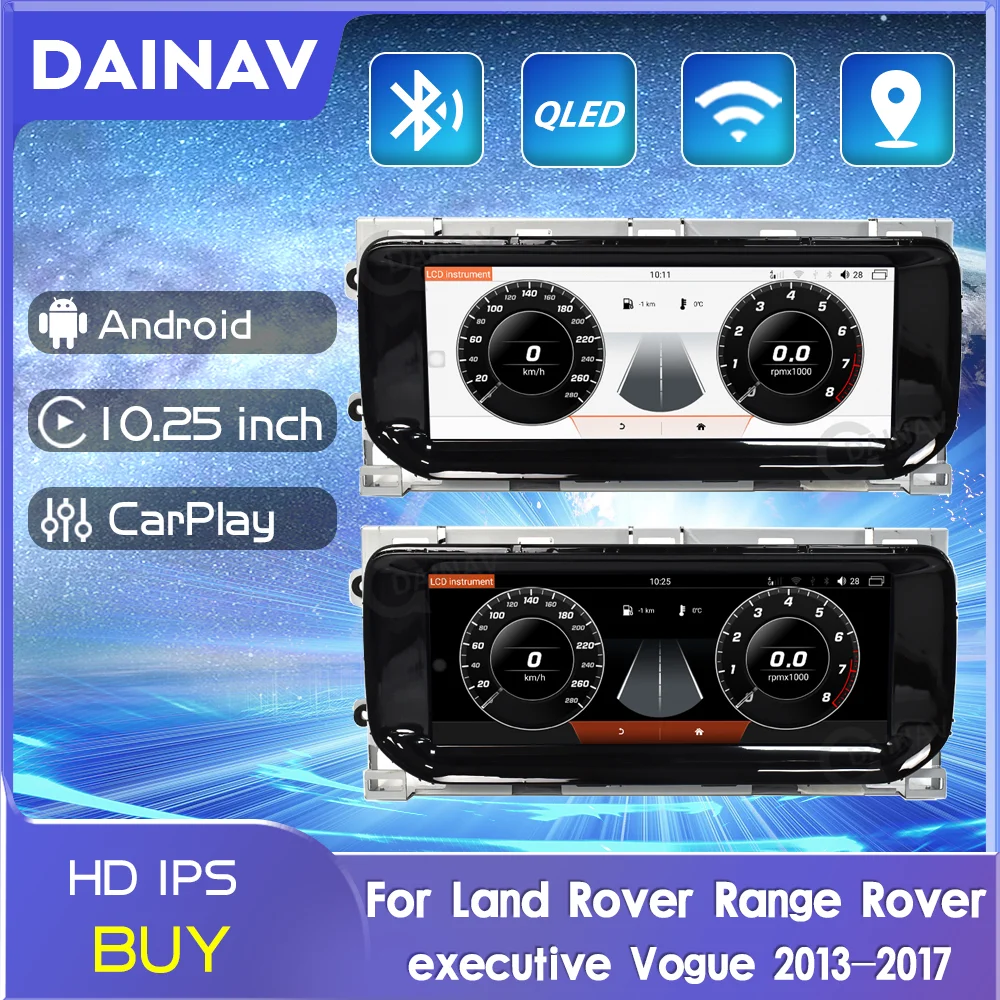 10.25 palcový autorádia GPS navigácia Pre Pozemné Range Rover Výkonný Móde roky 2013-2017 multimediálny prehrávač stereo Receiber Vedúci Jednotky