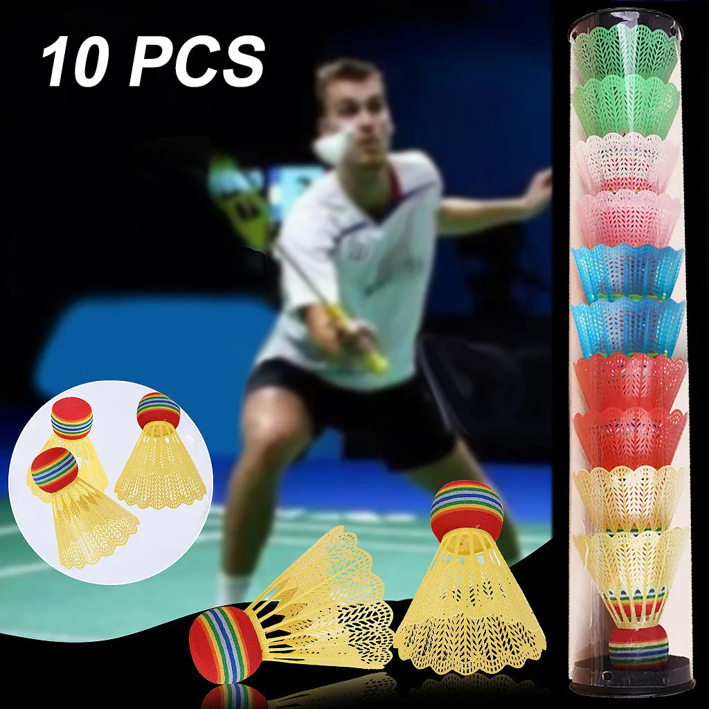 10pcs Multicolor Bedminton Loptičky Rodinné Domácnosti Vonku Šport na čerstvom Vzduchu, Bedminton Odolné Badminton vysokú Príslušenstvo