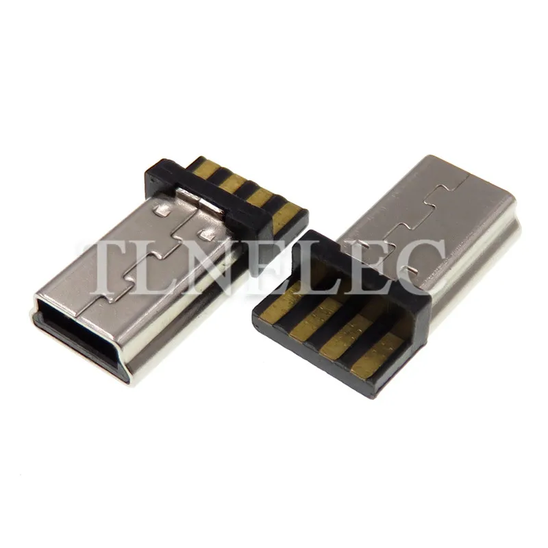 10pcs Portu Micro USB Zásuvky Konektora Mobilného Pevného Disku Dátové Rozhranie 4 Pin Samec Konektor Drôt Spájkovanie Plug Junctor