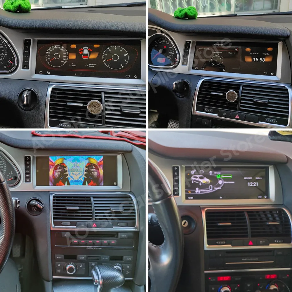 128G Pre Audi Q7 2010 2011 2012 2013 2014 2015 Android Auto Multimediálne Auto Audio Rádio Stereo Prehrávač, GPS Navi Hlavu Jednotka Č 2Din