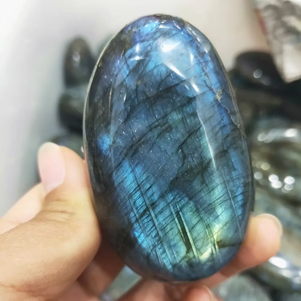 130g prírodné labradorit crystal Minerálny kameň svieti Labrador quartz leštené vzor Uzdravenie
