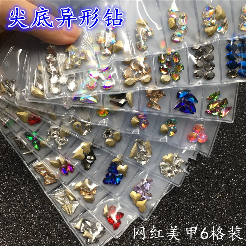 1bag Multi Tvar Kamienkami AB Diamond Gem Crystal DIY Živice Šperky Plavidlá Veci Nail Art Decor Príslušenstvo Cabochons