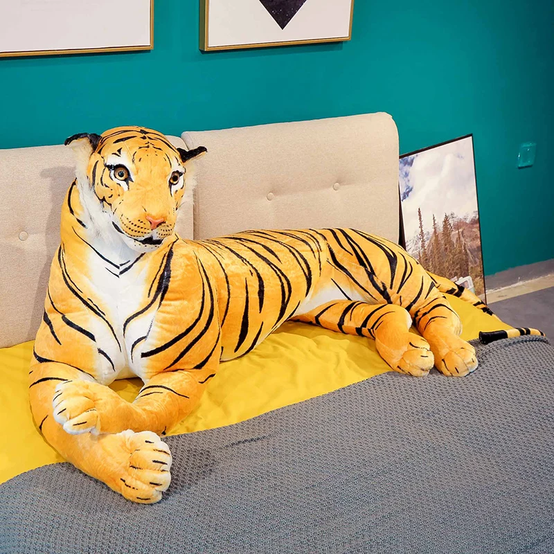 1pc 30-120 cm Obrie Plyšový Tiger plyšáka Realisticky Tiger Plyšové Hračky Mäkké Bábiky Darčeky pre Deti Baby Chlapci Miestnosti Dekorácie