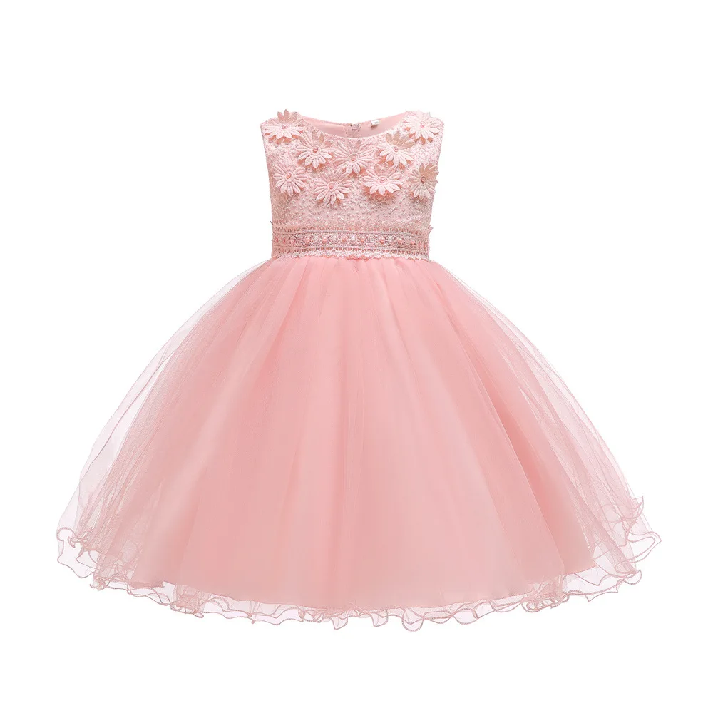 2020 nové módne detské oblečenie detské oblečenie ružová princezna načechraný