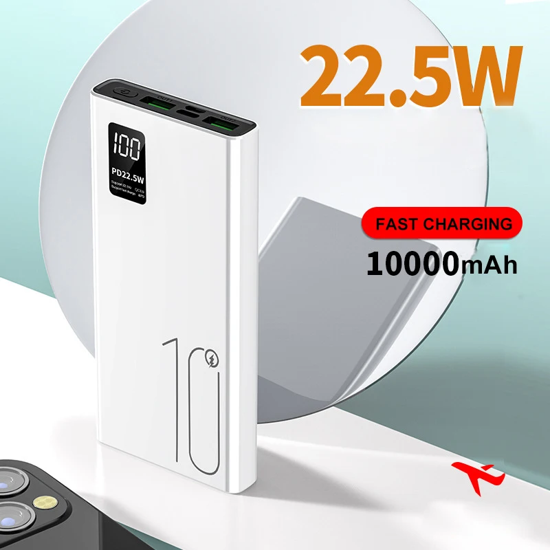 22.5 W 20000mAh Digitálny Displej Power Bank PD 3.0 Dvojitý USB RÝCHLE Nabíjanie Powerbank Pre HuaWei Xiao iPhone 12 11 Samsung S11