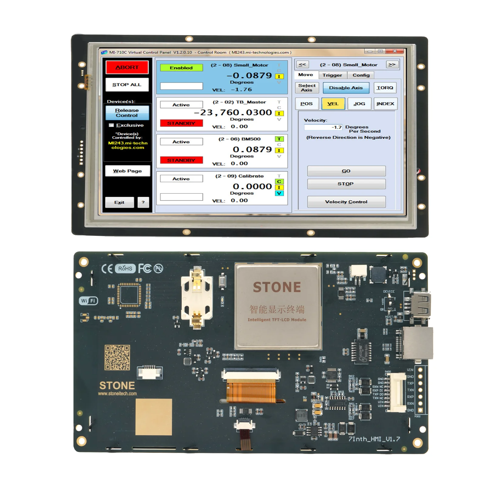 3,5 do 10.4 HMI TFT Modul s UART Rozhranie + Regulátor + Vývoji Softvéru pre Pc Raspberry pi ESP32 ESP8266 STM32