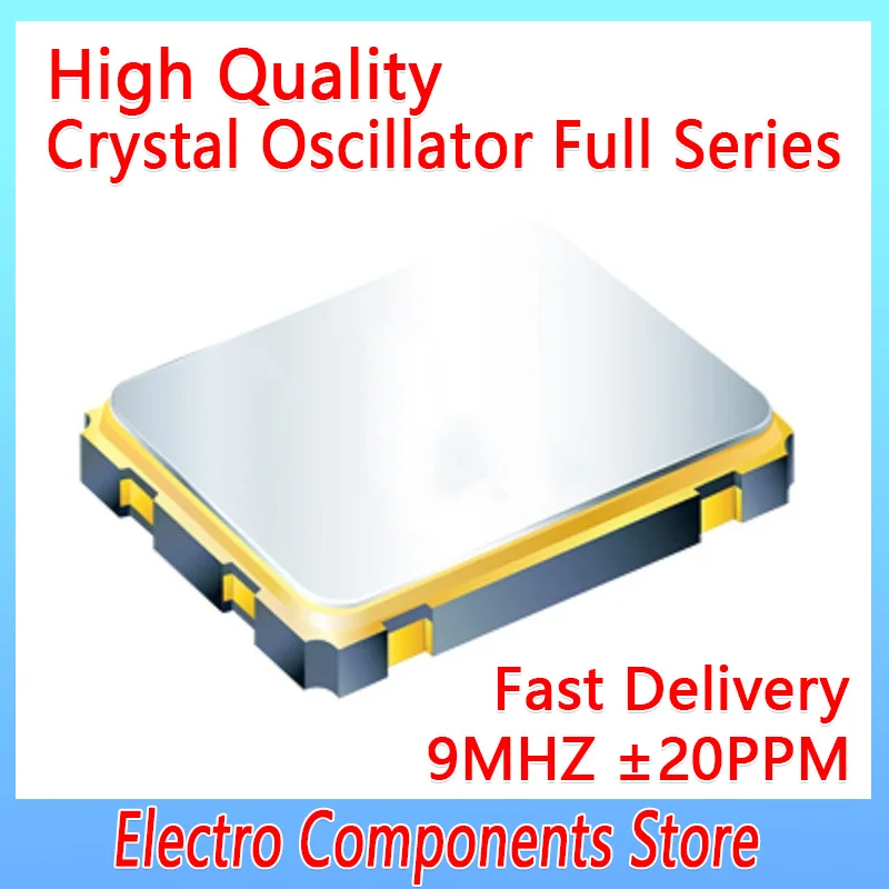 4Pin 2520 9MHZ SMD Čip Aktívne Crystal Oscilátor OSC 3,3 V Kremeň Oscilátor ±20PPM 2.5*2,0 mm Nízka Spotreba Energie
