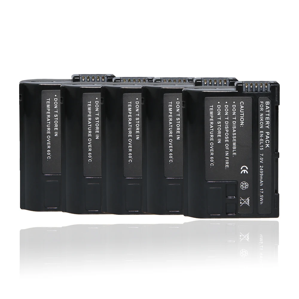 5 ks/veľa EN-EL15 SK EL15 ENEL15 digitálne Batérie battierie akku kontakty batérie fotoaparátu príslušenstvo pre NIKON D7000 1V1 D800 D800E D600
