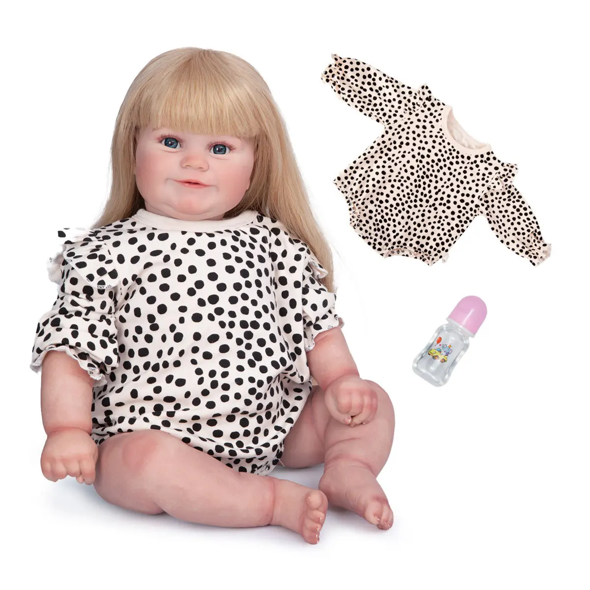 60 CM Reborn Baby Doll Novorodenca Dievča Dieťa Realisticky Real Soft Touch Maddie Batoľa Vysoko Kvalitné Ručné Umenie Bábiky Hračky Pre Deti