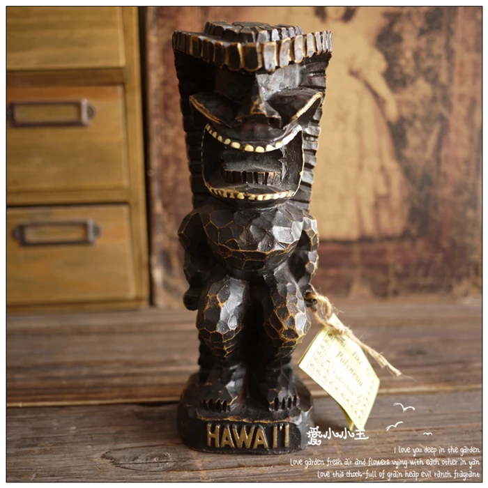 Americký Maori socha totem dekorácie Havaj Tiki Tiki kultúry tropické štýl Maori patróna