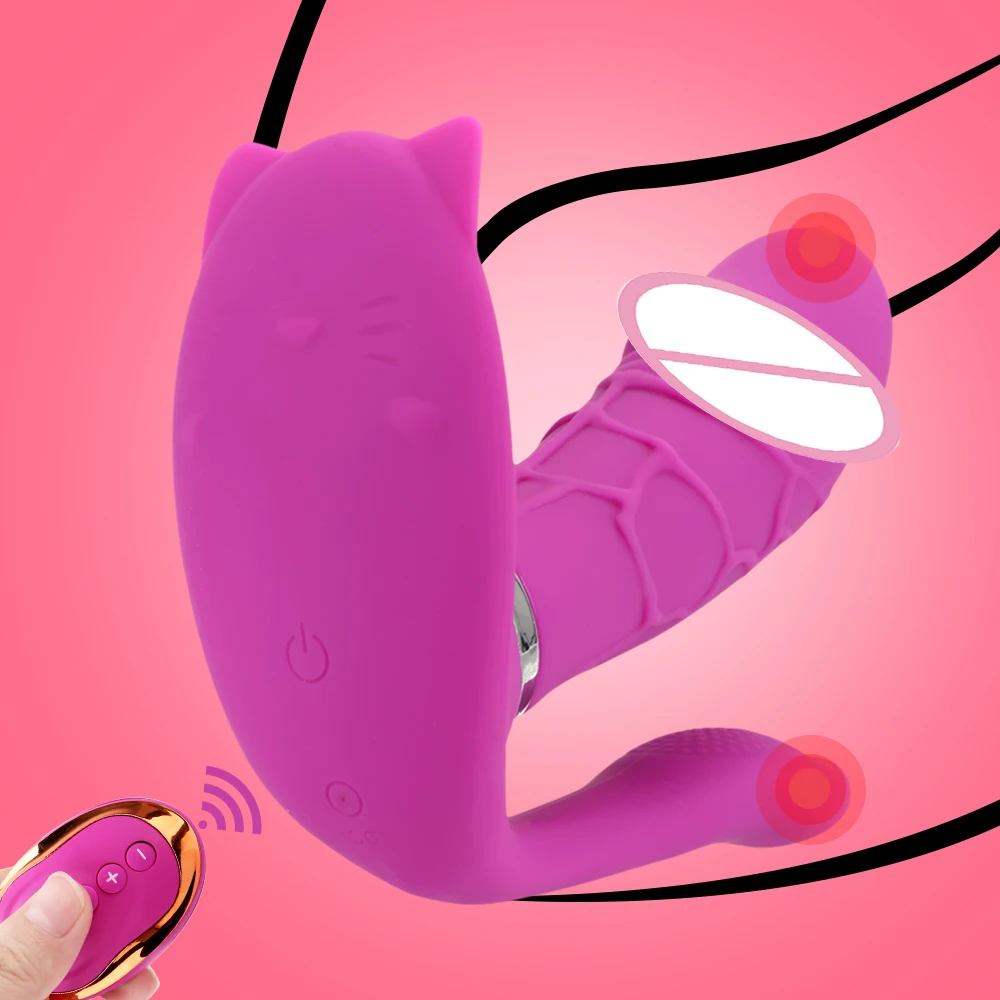 Análny Stimulátor Klitorisu Kúrenie Nositeľné Dildo Vaginálny Vibrátor masáž Sexuálne Hračky pre Ženy, Diaľkové Ovládanie Masturbator Nohavičky