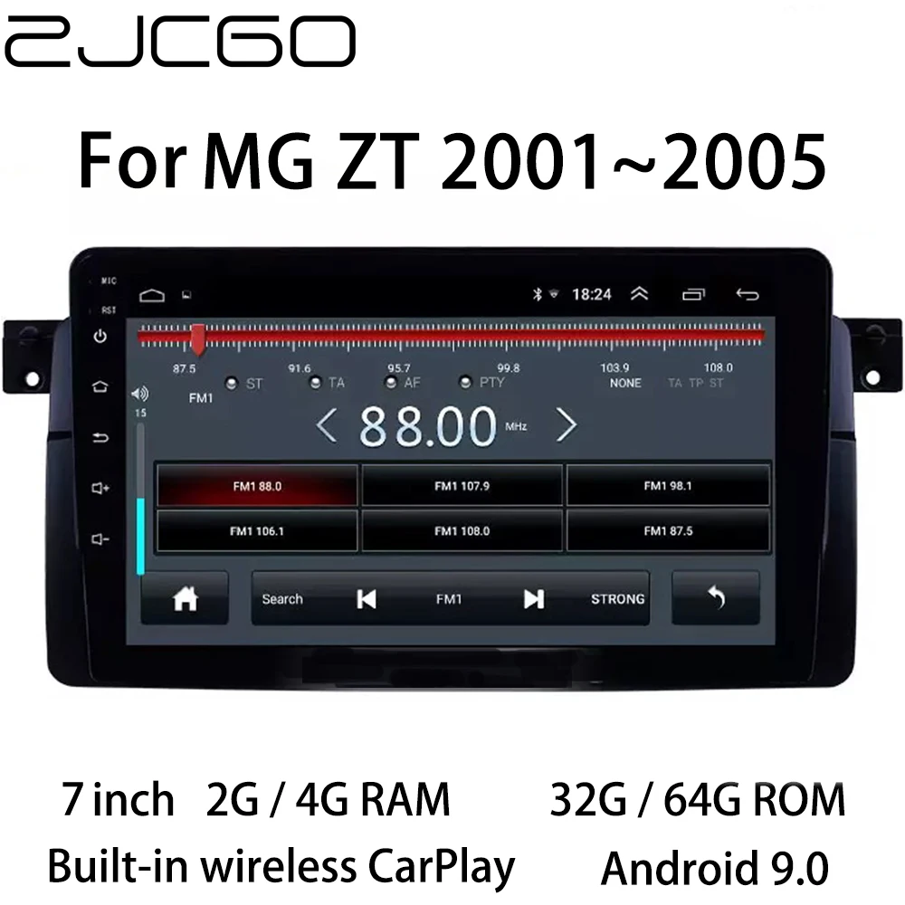 Auto Multimediálny Prehrávač Stereo GPS, DVD, Rádio, Navigačný Android Obrazovka pre MG ZT 2001 2002 2003 2004 2005