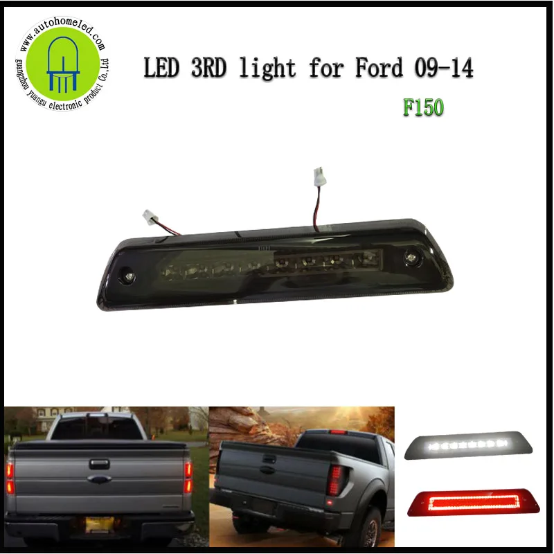 Automatické osvetlenie vozidla LED Zadné Chvost Vysoko Mount Stop 3. Tretie Brzdové Svetlo Lampy 2009-14 Ford F-150 2010-14 Lincoln Známky LT