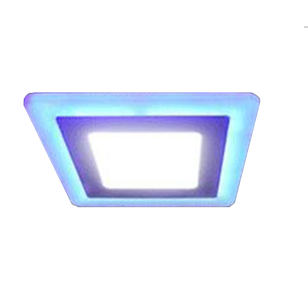 BECOSAT Dual Color Studenej Modrej a Premenlivé LED Panelom Svetlo Zapustené LED Stropné Svietidlo AC85-265V