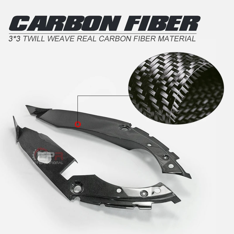 Carbon Fiber Motora Bay Bočný Panel Kryt Pre Honda 2017 Na Civic Type R FK8 Lesklý Povrch Vnútorné Drift Racing Telo Kit Výbava