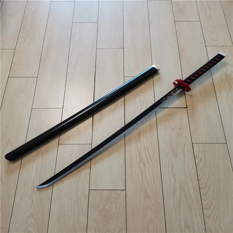 Cosplay Kimetsu č Yaiba Meč Zbraň Démon Vrah Boh Ohňa Meč 1:1 Anime Ninja Satoman Tanjiro PU 104 cm Katana Prop