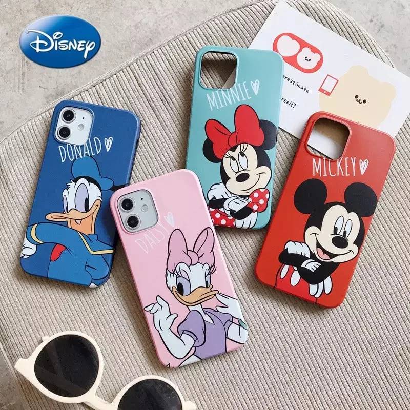 Disney Mickey INY Populárny Kreslený Telefón púzdra Pre iPhone 13 12 11 Pro Max Mini XR XS MAX 8 X 7 2022 Pár Silikónové Soft Shell