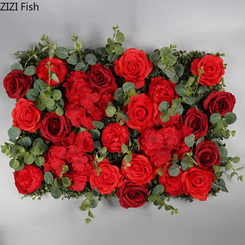 Európskom štýle Umelého Kvetu Rastlín v Pozadí Dekorácie Falošné Kvet Ruže, Svadba Okno Kvetinové Steny Miestnosti Dekorácie