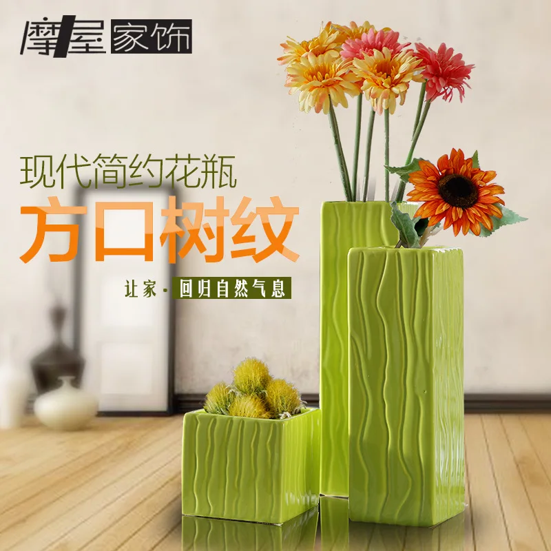 Exkluzívne Skutočné Jingdezhen Keramická váza moderný minimalistický obývacia izba stole váza Domáce Dekorácie
