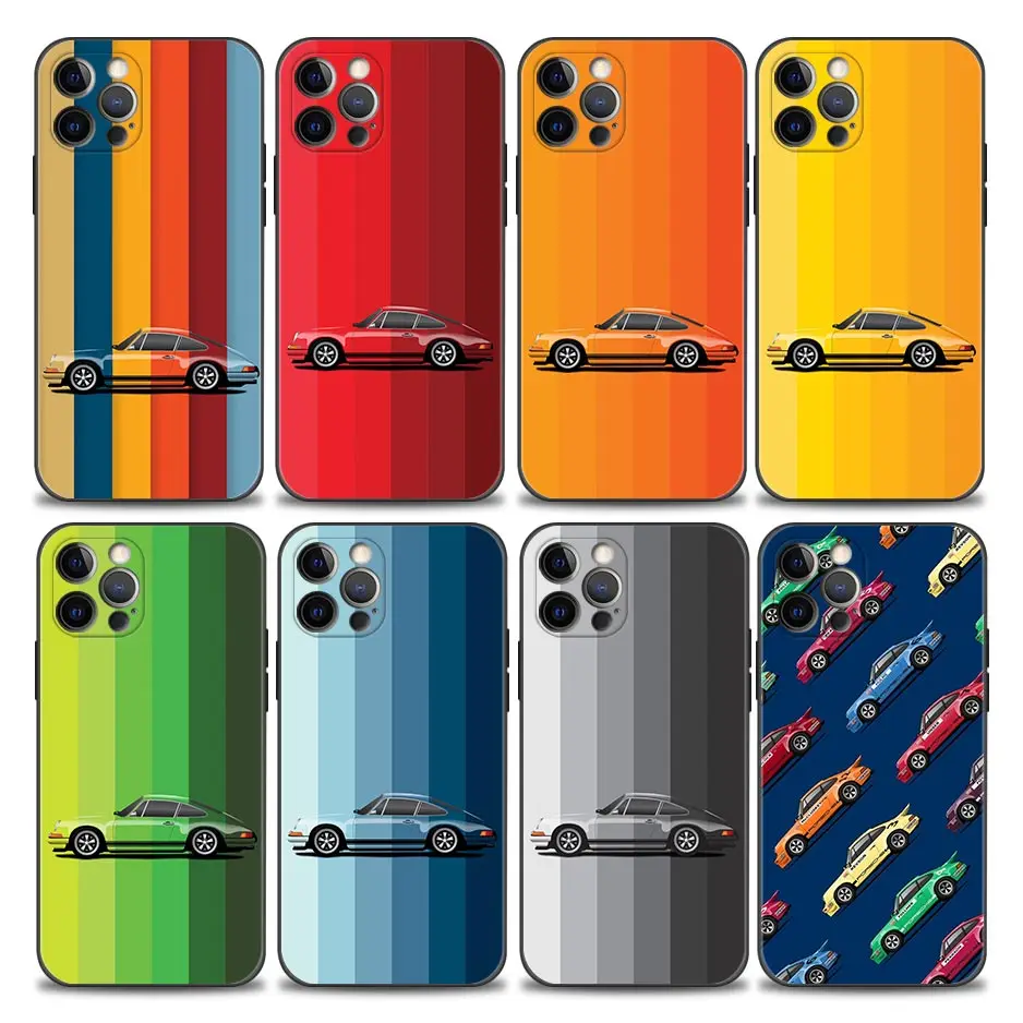 Farba je Moc, Ktorá Šport, Auto-P Telefón puzdro pre iPhone 11 12 13 Pro Max 7 8 SE XR XS Max 5 5 6 6 Plus Prípade, Mäkké Silikónové TPU