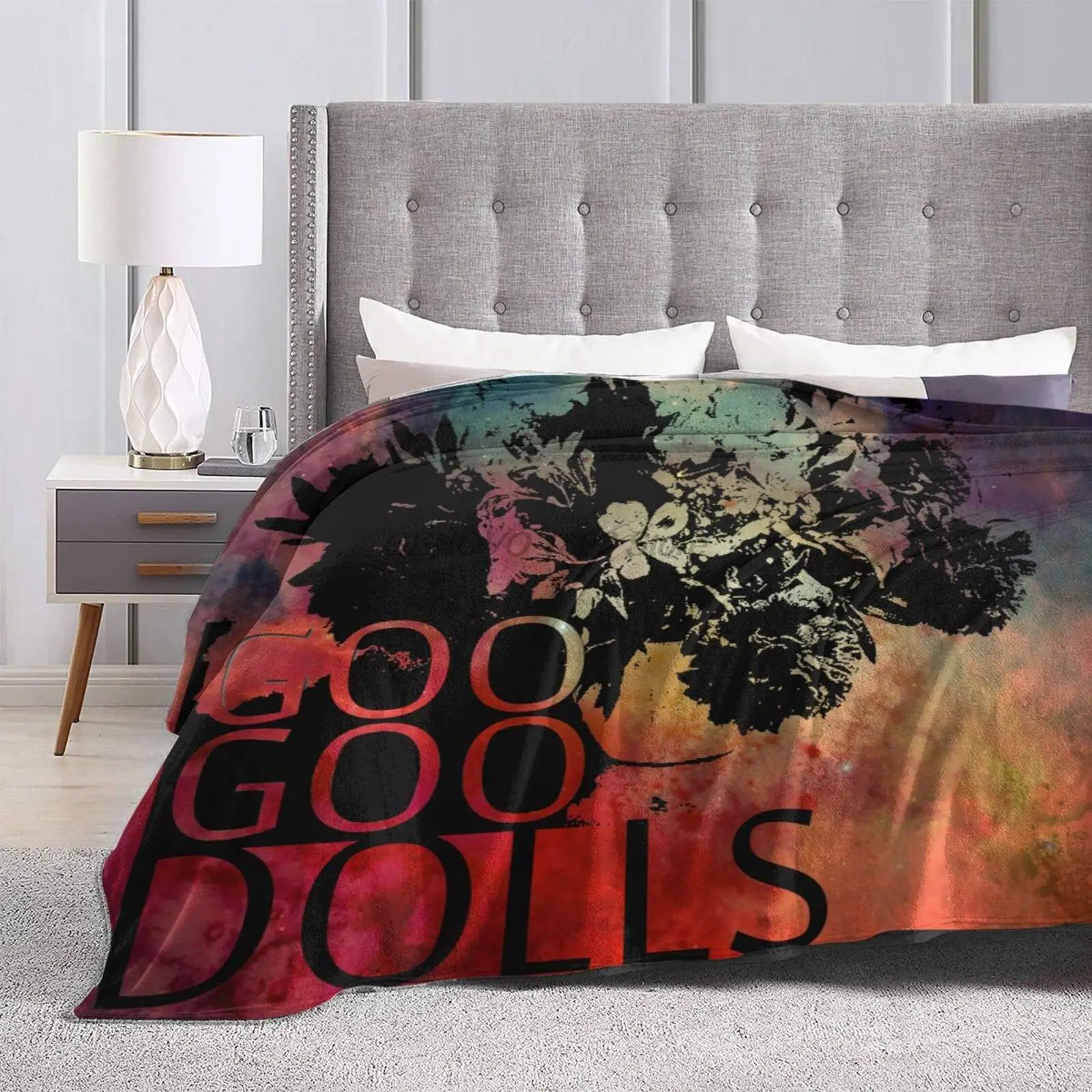 Goo Goo Dolls Ultra-Mäkké Hodiť Deka Flanelové Ľahké Fuzzy Teplé Hodí na Zimu posteľná bielizeň, Gauč, Gauč