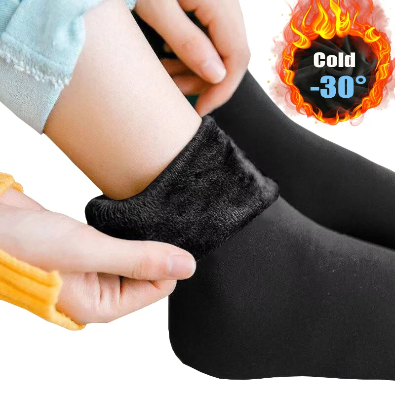 Horúce Nežnej Ženy Zime Teplé Zahustiť Tepelnej Ponožky Mäkké Bežné Jednofarebné Ponožky Vlnené Cashmere Domov Čižmy Poschodí Ponožka 1 Páry