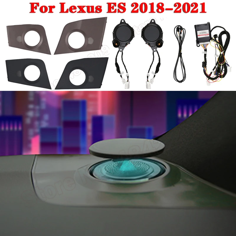 Interiérové LED svetelné Okolitého Svetla Pre Lexus ES 2018-2021 Rotujúce stredného rozsahu Výšok Lampa Automatický Výťah ý v ýškov ý reproduktor