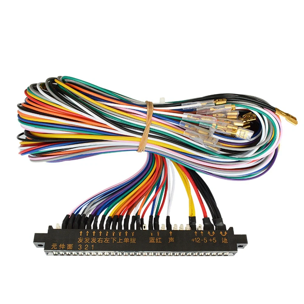 Jamma Drôt Postroj 28 Pin s 5 6 Kábel Rozhrania Kabinetu Wire Zapojenie Vedenia PCB Kábel na Pasáž Kabinet Príslušenstvo