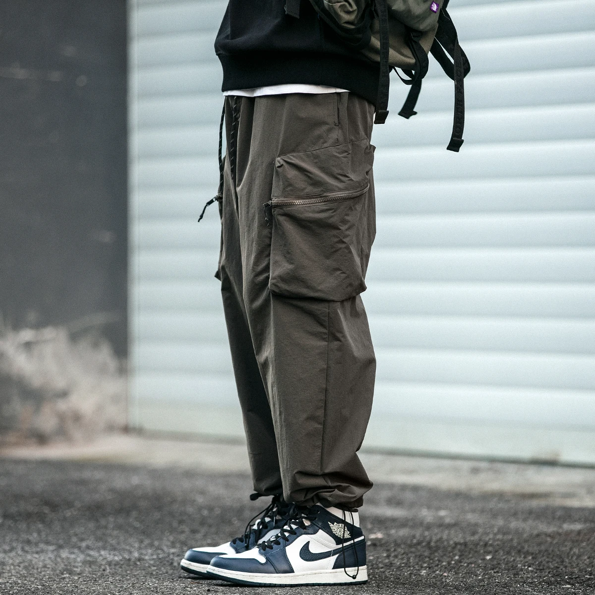 Japonský Vonkajšie Svetlo Tenká Funkčná Nepremokavá Cargo Nohavice Harajuku Bežné Rovné Nohavice Mužov Oblečenie, Streetwear Muž