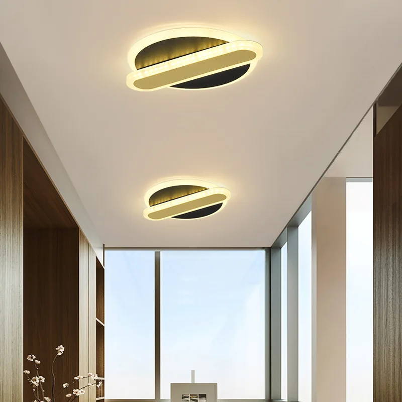 Jednoduché, Moderné Kolo Chodby, Stropné Lampy 18w Tvorivé Balkón Dekoratívne Led Domáce Osvetlenie Stropné Svietidlá Pre Obývacia Izba