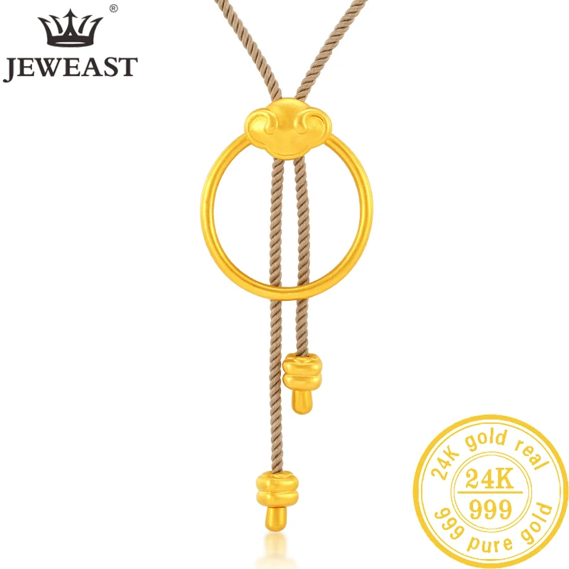 JLZB 24K Čistého Zlata Náhrdelník Reálne AU 999 Masívneho Zlata Reťazca Krásnej Luxusnej Módnej Klasické Strany Jemné Šperky Hot Predaj Nových 2020