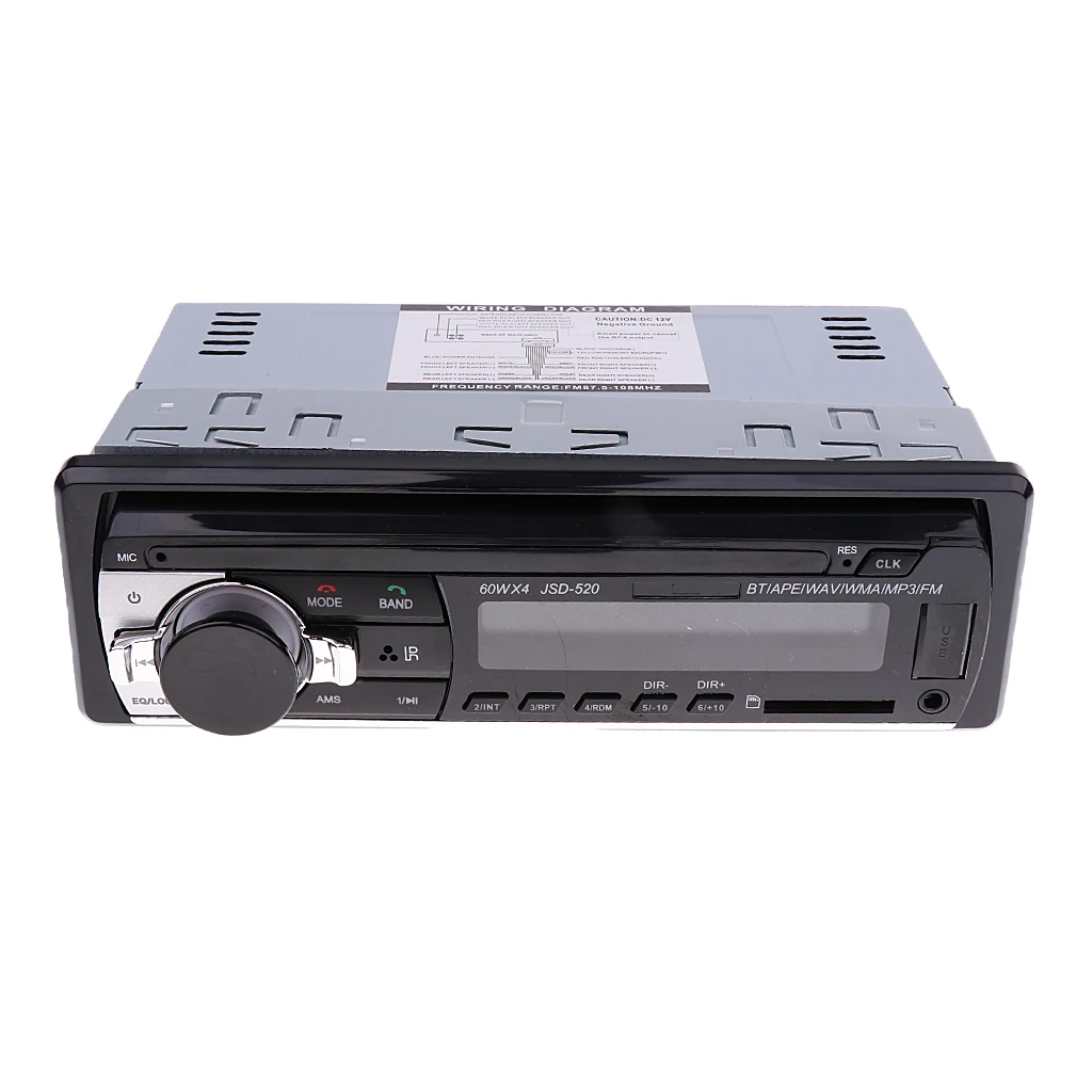 JSD-520 Bluetooth Car Stereo Audio In - FM, MP3 Rádio 12V Univerzálne
