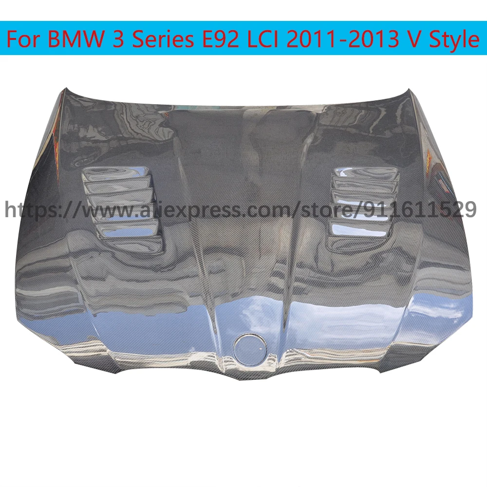 Karbónová Kapota Motora Kryt V Štýle BMW Radu 3 LCI E92 Kapotu Pokrývajú obdobie rokov 2011-2013