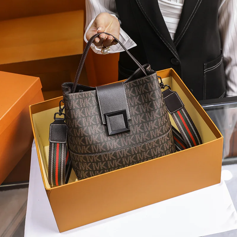 Khamezoa Žien taška dizajn kožené kabelky žien taška cez rameno dámske luxusné top taška módu Vedro Vrece Kabelka nákupní taška