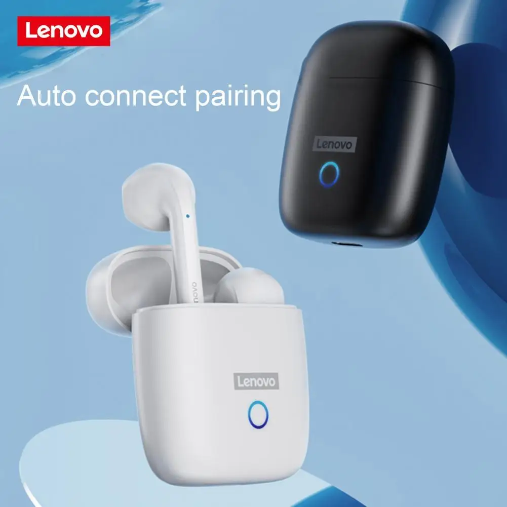 Lenovo LP50 Bluetooth-kompatibilné Slúchadlá Pol In-ear Veľký Reproduktor Svetlo Dýchania HiFi Zvuk Bezdrôtové Slúchadlá S Mikrofónom