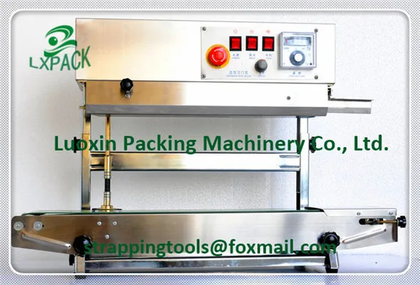 LX-PACK Značky Najnižšiu výrobnú Cenu nepretržitého tepla fóliou kontinuálne poly tašky band tesniaci stroj hliníkovej fólie dátum pečiatka
