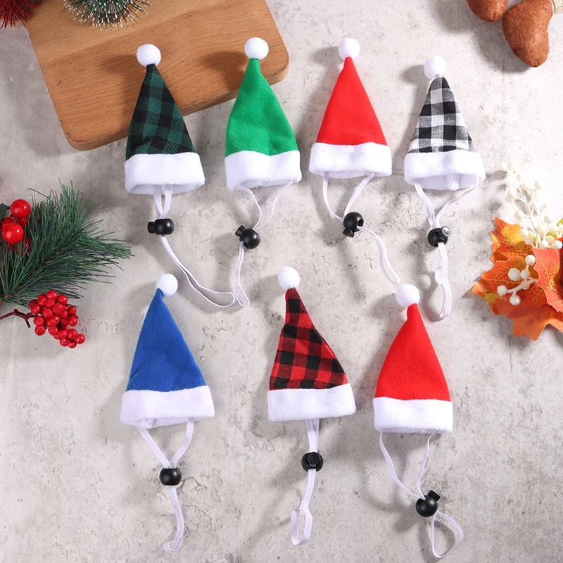 Mini Santa Klobúk, Šatku Domček Pre Bábiky Šaty Up Kit Pet Vianočné Dekorácie Škrečkov Morča Vianočný Kostým Mini Malé Zvieratko Položiek