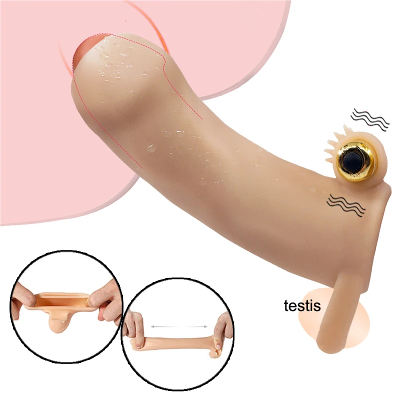Muž Vibračné Čerpadlo zväčšenie Penisu zväčšovacieho prístroja Opakovane Mieška Manacle Penis Rukáv Penis Krúžok Oneskorenie Ejakulácie Sexuálne Hračky pre Mužov