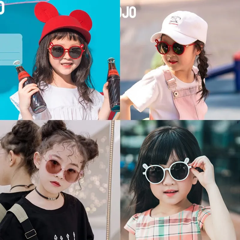 Móda Vintage Deti slnečné Okuliare, Anti-reflective Zrkadlo Classic Chlapci A Dievčatá Slnečné Okuliare Plastové Deti Okuliare Uv400