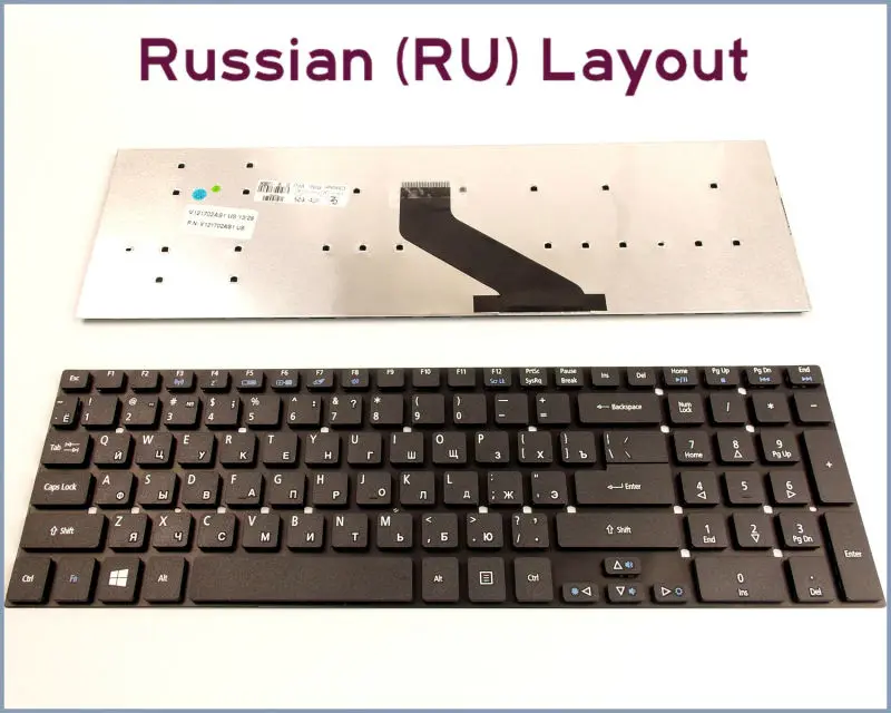 Nová Klávesnica RU ruská Verzia pre Acer Aspire V3-571G V3-571G V3-571G-6407 V3-571G-6602 V3-571G-6641 Notebook