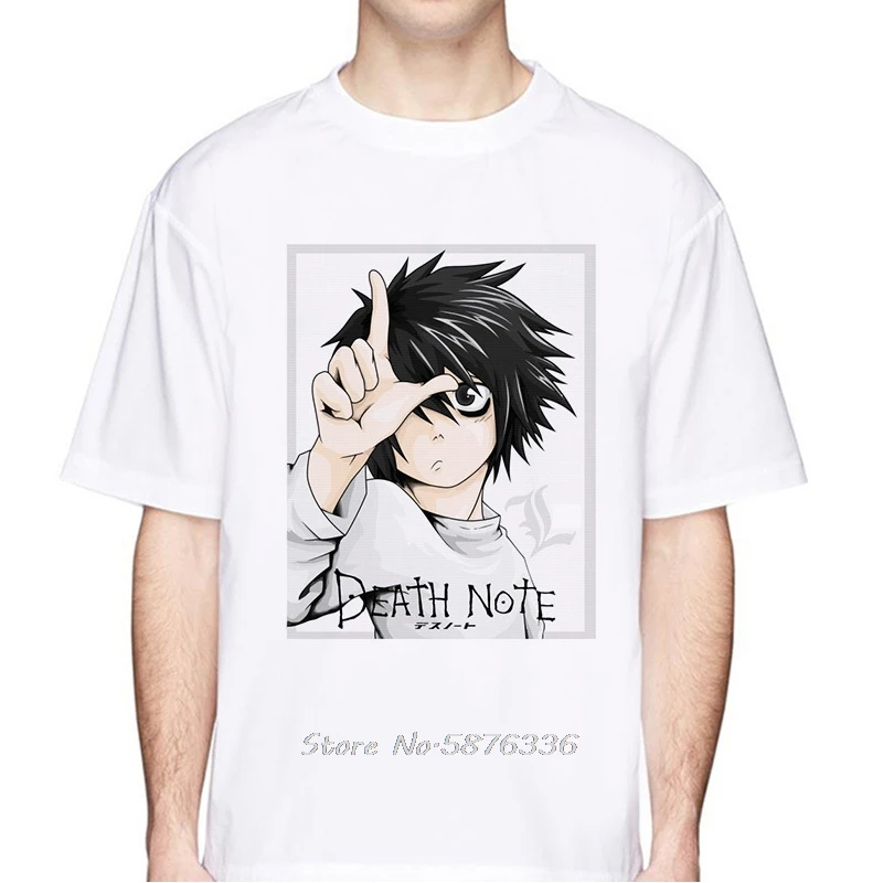 Nové Death Note T Shirt Mužov Krátky Rukáv Deathnote Lete Ryuuku Ryuk Tlač Zábavné Muži T-shirt Japonské Anime Tričko Mužov Topy
