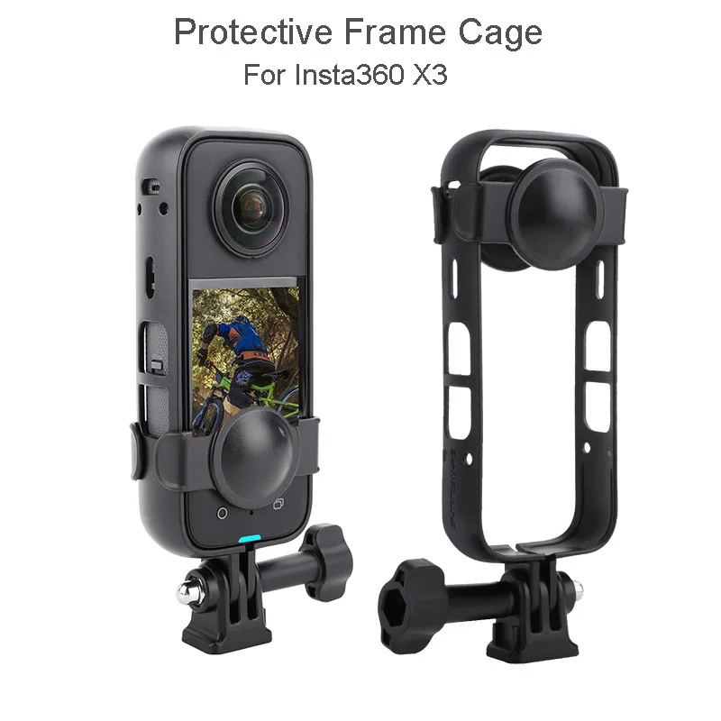 Ochranný Rám Klietky Šošovky Montážne Držiaky na Bývanie puzdro Pre Insta360 jeden X3 Akčné kamery Príslušenstvo