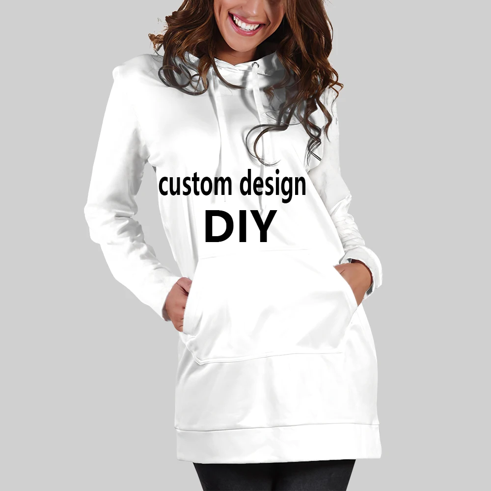 Pohodlné 3D Full Tlač Prispôsobiteľné Vzor Dizajn, Logo Ženy s Kapucňou, Mikina s Kapucňou šaty