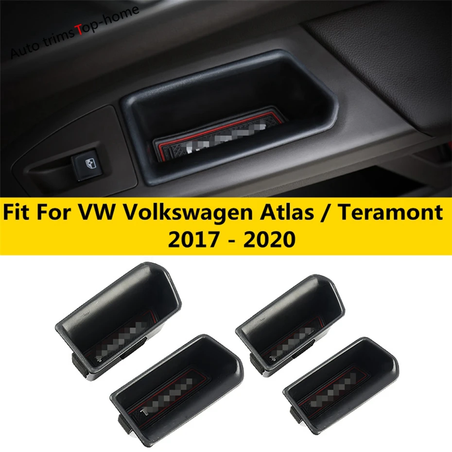 Pre VW Volkswagen Atlas / Teramont 2017 - 2020 Auto Predné, Zadné Dvere, Rukoväť Úložný Box Organizátor Plastové Stavebnice Interiérové Doplnky