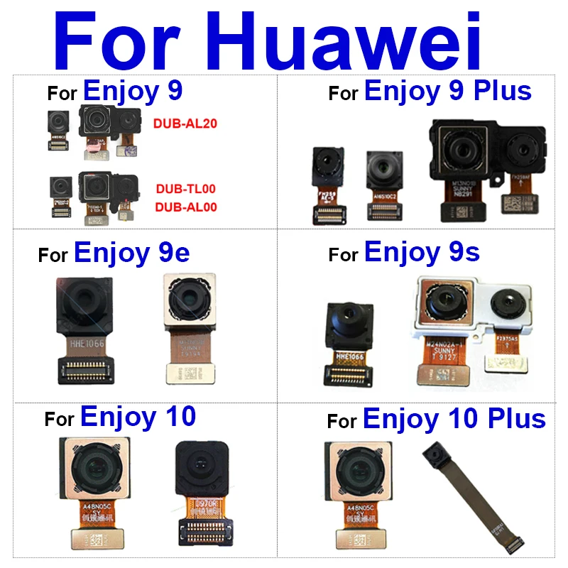 Predné, Zadné Kamera Flex Kábel Pre Huawei Užite si 10Plus 9Plus 9S 9E 9 TL00 AL00 AL20 Späť Veľké vga Kameru Flex Časti pása s nástrojmi