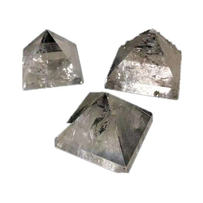 Prírodný Krištáľ Číry Kremeň Pyramídy Quartz Liečivý Kameň Čakier Reiki Crystal Bod Veža Domova dary