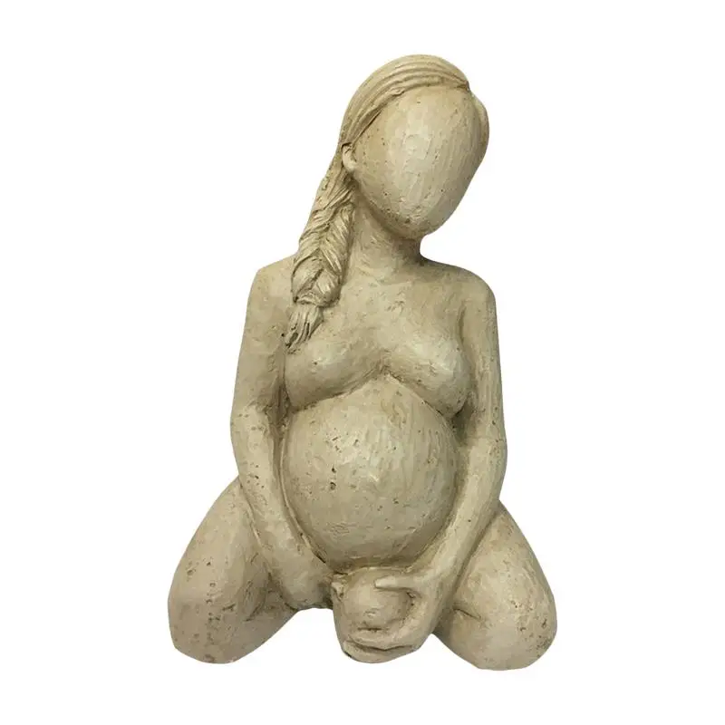 Pôrod Popôrodná Socha Ženy Tehotné Matky Blato Socha Tabuľka Dekor Domáce Dekorácie, Darčeky Pre Mamičky
