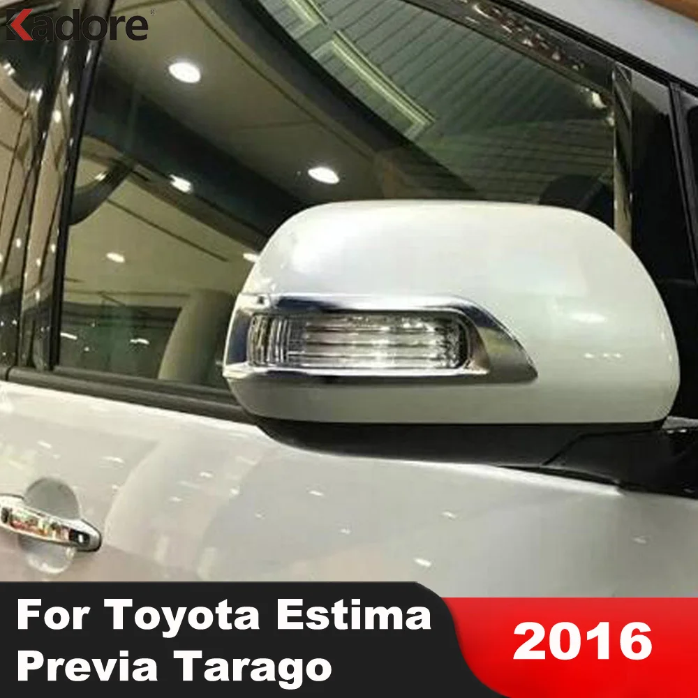 Spätné Zrkadlo Pokrytie Výbava Pre Toyota Estima Previa Tarago 2016 Chrome Auto Bočné Dvere, Zrkadlá Liatie Pásy Príslušenstvo