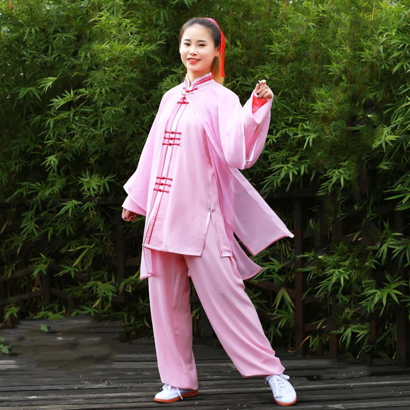 Tai Chi Oblečenie Wushu Oblečenie Kung Fu Šaty Bojové Umenie Jednotné jar leto dlho Priedušná 2022 Nový Štýl troch kusov