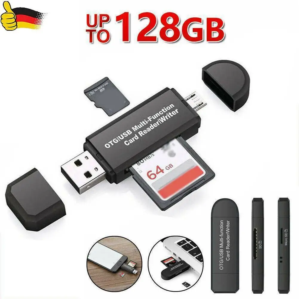USB 3.0 3In1 USB OTG Čítačka Flash vysokorýchlostné Univerzálny OTG TF/SD Karty Pre Android Telefón Počítač Rozšírenie Heade C6L1